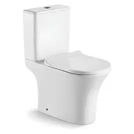 Унитаз-компакт AVS Хорда 813-0007-GW безободковый, белый
