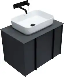 Тумба под раковину Allen Brau Reality 70 1.32004.AM антрацит матовый