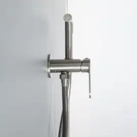 Гигиенический душ со смесителем AVS Beauty оружейная сталь, 811-531-GM