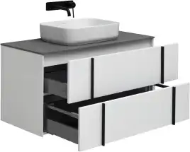 Тумба под раковину Allen Brau Reality 100 1.32007.WM белый матовый