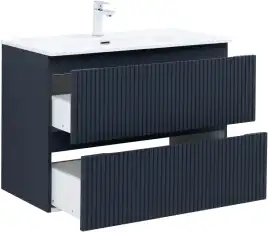 Тумба под раковину Aquanet Джейн (Flat) 90 маренго, подвесная, 335430