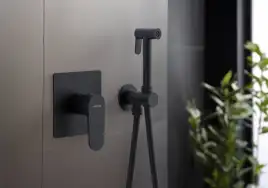 Гигиенический душ со смесителем Aquatek AQ1219MB однорычажный, Черный