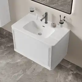 Тумба с раковиной IDDIS Oxford Neo 80, подвесная, Белая, OXN80W0i95K