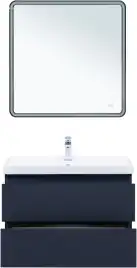 Тумба под раковину Aquanet Вега 2.0 80 маренго, подвесная, 337949