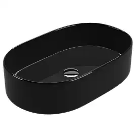 Раковина AVS 813-0223-55GB 56,3x35 черная