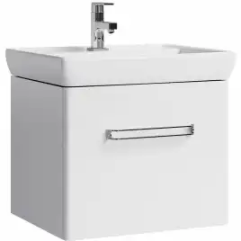 Тумба с раковиной подвесная Aqwella Neo 60 см, Neo.01.06/1, цвет Белый