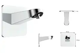 Душевая система  Vincea Inspire VSFW-3I22MT3RGM VSFW-3I22MT3RGM  с термостатом, встраиваемая, вороненная сталь