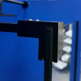 Душевая перегородка AVS Walk In 100 профиль черный, стекло прозрачное, 803-0014-200-10-BM-T