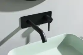 Смеситель для раковины Allen Brau Priority 5.31003-31 встраиваемый, с внутренней частью, Черный матовый