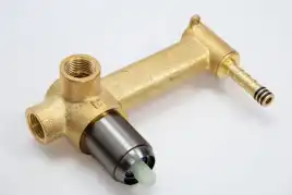 Смеситель для раковины AVS Elegant 811-402-GM встраиваемый, с внутренней частью, оружейная сталь