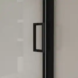 Душевая дверь Vincea City 120 см, VDS-5CT120CLB, профиль Черный, стекло Прозрачное