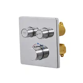 Встраиваемая душевая система AVS LUXURY 811-502-CR термостат, хром