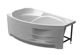 Акриловая ванна Radomir София 170х100 правая (2-01-0-2-1-223), на каркасе, белая