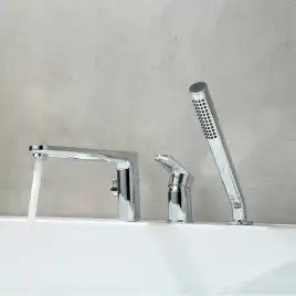 Смеситель на борт ванны Aquatek Ника AQ1848CR, Хром