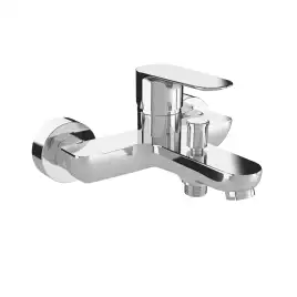 Смеситель для ванны Azario LEYA AZ-15920501, однорычажный, с коротким изливом, Хром