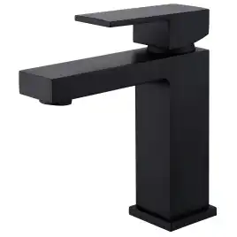 Смеситель для раковины Abber Daheim AF8210B, однорычажный, цвет Черный матовый