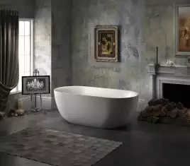 Акриловая ванна BELBAGNO 150х78 BB27, отдельностоящая, Белая глянцевая