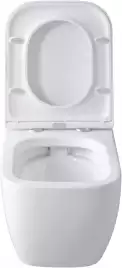 Подвесной безободковый унитаз Allen Brau Infinity 4.21004.20 без сиденья, белый глянец