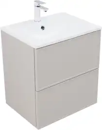 Тумба под раковину Aquanet Арт 60 бежевый, 343966