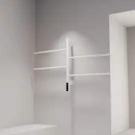 Полотенцесушитель электрический 50х59 ABBER Universal AH4504MW белый матовый