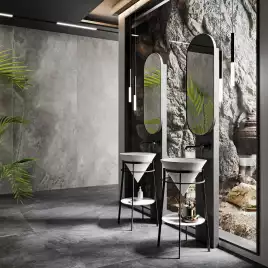 Раковина Kerama Marazzi CONO встраиваемая сверху 44, белая глянцевая, CO.wbi.44