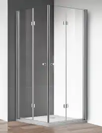 Душевой уголок CEZARES ECO-O-AS-2-100-C-Cr стекло Прозрачное, профиль Хром