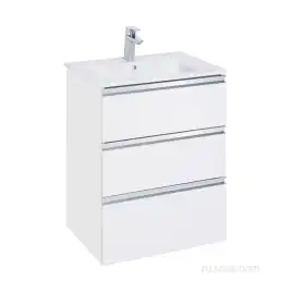 Тумбы под раковину Roca The Gap 60 A857404806 подвесная, цвет, Белый глянец