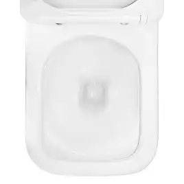 Унитаз напольный Azario Wandy AZ-56D безободковый, с бачком и сидением микролифт, Белый глянцевый