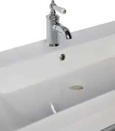 Раковина Sanovit LUXURY 105 11105-KL прямоугольная, Белая глянцевая