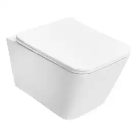 Унитаз подвесной Azario Indor AZ-9004WT подвесной, безободковый, со смывом 