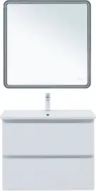 Тумба под раковину Aquanet Эмбер 80 белый матовый 330467