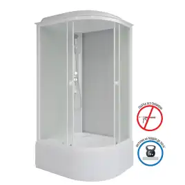 Душевая кабина Niagara Promo 110х80х215 P110/80/40L/MT высокий поддон, без гидромассажа