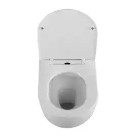 Унитаз подвесной BelBagno UNO 2.0 BB7306CHR/SC безободковый с сиденьем