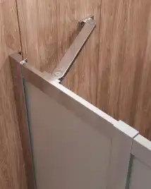 Душевой уголок CEZARES MOLVENO-A-22-90+20-P-Cr стекло Матовое рифленая, профиль Хром