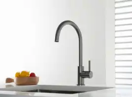 Смеситель для кухни Aquatek Европа AQ1382BGM, Оружейная сталь