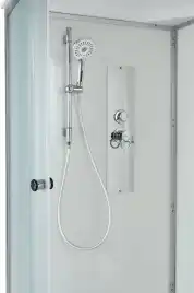 Душевая кабина AvaCan D5090 90x90 см, высокий поддон, с крышей