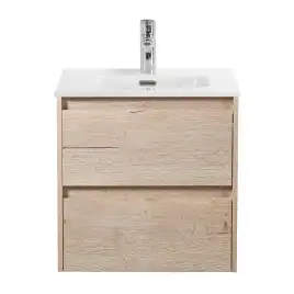 Тумба под раковину BelBagno KRAFT-500-2C-SO-RGB подвесная Rovere Galifax Bianco