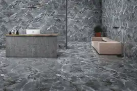 Керамогранит AVS Edonyx Black 60x120 полированный, черный