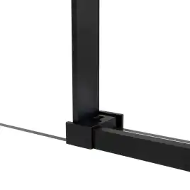 Душевая дверь Vincea Slim Soft 150 VDS-1SS150CLB, раздвижная, профиль черный, стекло прозрачное