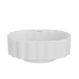 Раковина KERAMA MARAZZI ARTBASIN Conchiglia накладная, 50 см, белая матовая, CC.wb.50\WHT.M