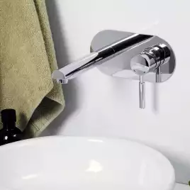 Смеситель для раковины WasserKRAFT Main 4100 4130 встраиваемый, с внутренней частью, Хром