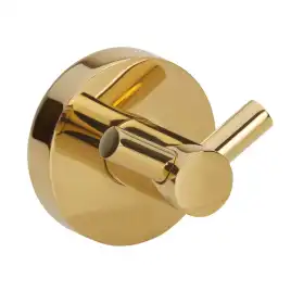 Крючок двойной Bemeta Brilo Золото глянцевое  161106032