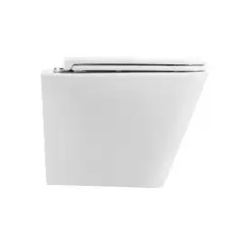 Подвесной унитаз BelBagno ARDENTE-R BB520CH-TOR/SC, безободковый, смыв торнадо с сиденьем микролифт, Белый