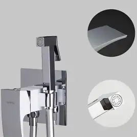 Гигиенический душ со смесителем Gappo G7207-8 встраиваемый, Хром