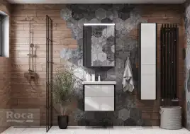 Тумбы под раковину Roca Ronda 60 ZRU9302963 подвесная, цвет, Белый глянец / Антрацит