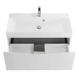 Тумба под раковину BelBagno MARINO-900-2C-PIA-BL-P напольная Bianco Lucido