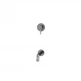 Душевая система для ванны WHITECROSS Y brushed nickel YSET03NIB, скрытого монтажа, Никель брашированный