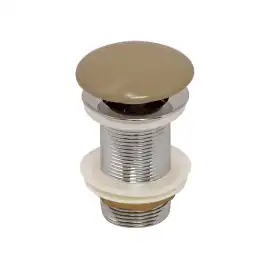 Раковина AVS Лилиан 36x36 капучино матовая с донным клапаном