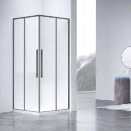 Душевой уголок Vincea Slim-N 100х90 VSS-4SN9010CLGM, дверь раздвижная, профиль хром, стекло прозрачное