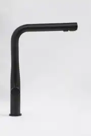 Смеситель для кухни AVS PureRiver 811-160-MB, Г-образный излив, черный матовый